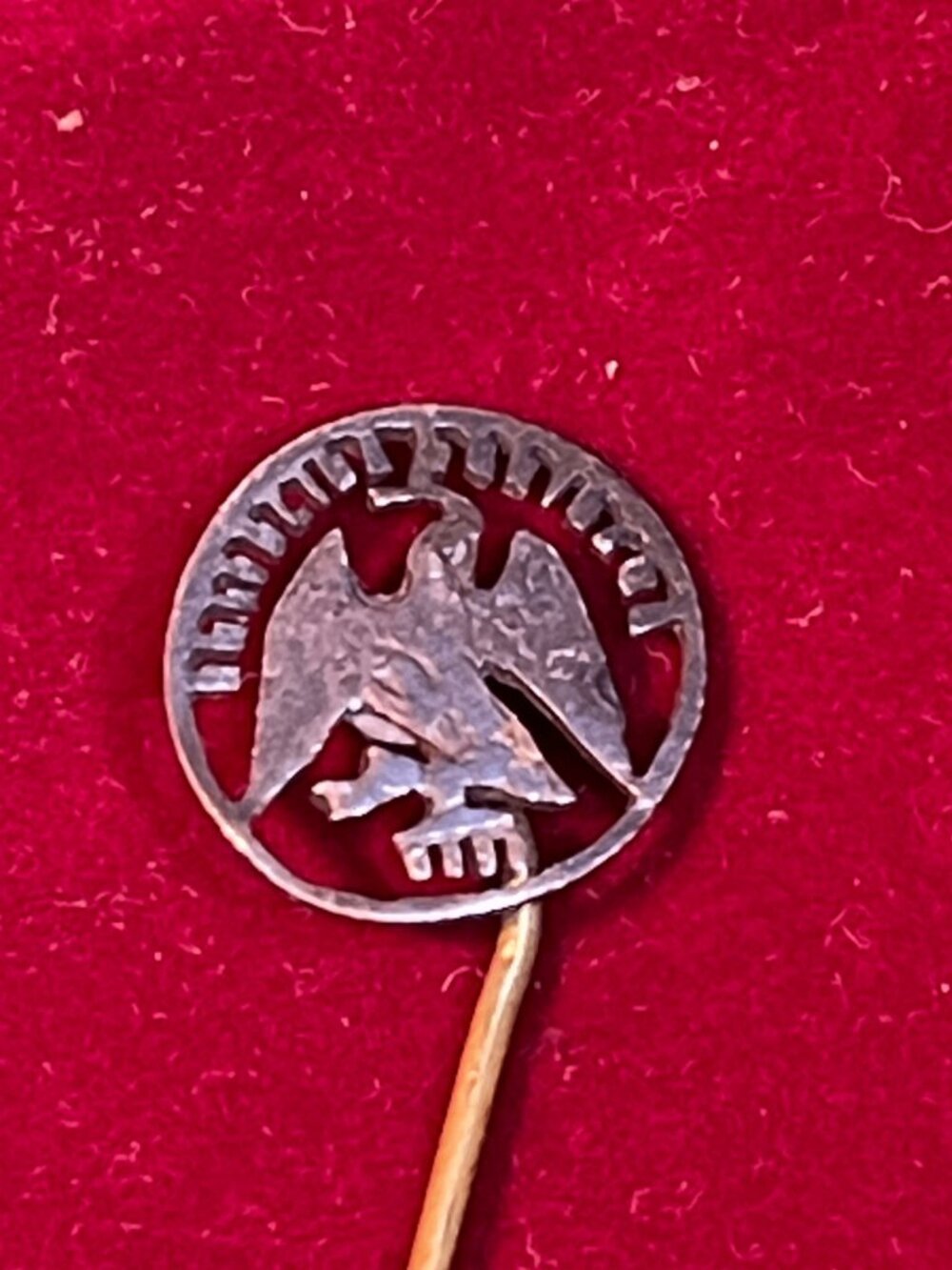 Vintage Mexican Silver Centavos Eagle Stick Pin